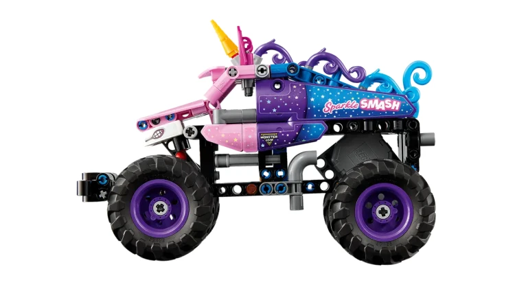 Klocki LEGO Technic  42220 Monster Jam™ Sparkle Smash™ z napędem typu pull-back