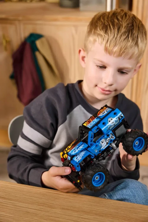 Klocki LEGO Technic  42219 Monster Jam™ Grave Digger™ Ogień i lód