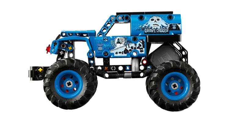 Klocki LEGO Technic  42219 Monster Jam™ Grave Digger™ Ogień i lód