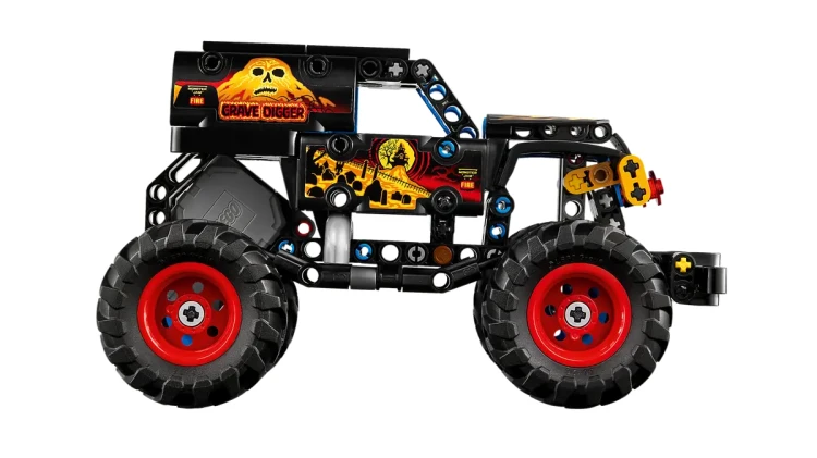 Klocki LEGO Technic  42219 Monster Jam™ Grave Digger™ Ogień i lód