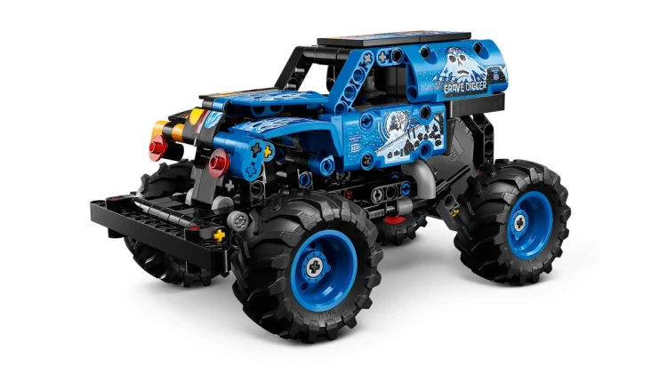 Klocki LEGO Technic  42219 Monster Jam™ Grave Digger™ Ogień i lód