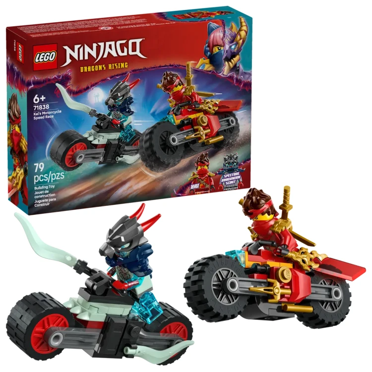 Klocki LEGO NINJAGO 71838 Wyścig motocyklowy Kaia