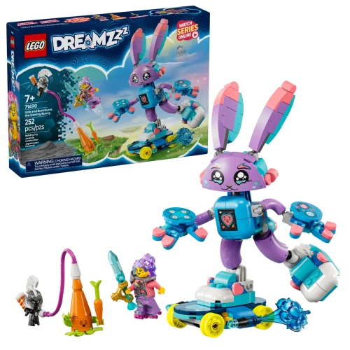Klocki LEGO NINJAGO DREAMZzz  71490 Izzie i gamerski Bunchu