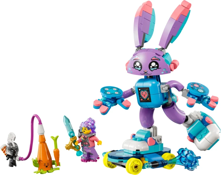 Klocki LEGO NINJAGO DREAMZzz  71490 Izzie i gamerski Bunchu
