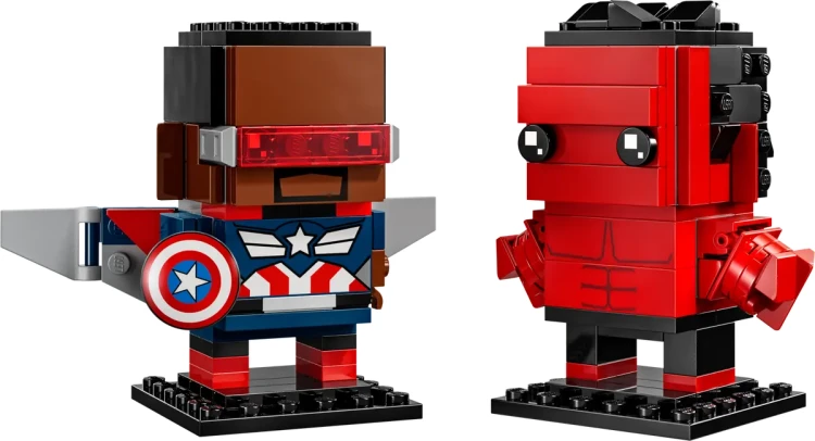 Klocki LEGO Marvel 40668 Figurki Kapitana Ameryki i Czerwonego Hulka