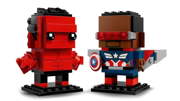 Klocki LEGO Marvel 40668 Figurki Kapitana Ameryki i Czerwonego Hulka