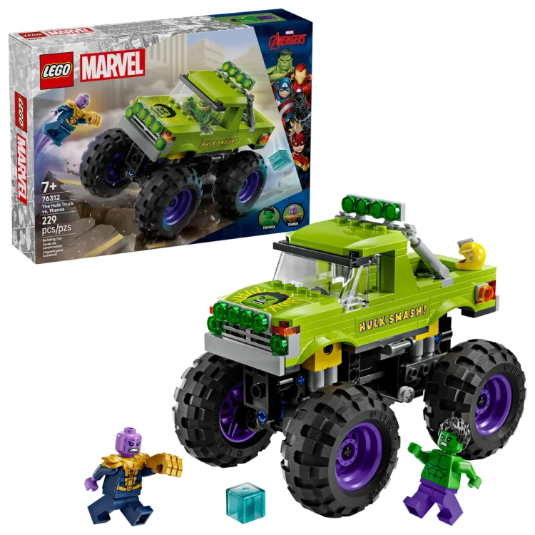 Klocki LEGO Marvel 76312 Monster truck Hulka kontra Thanos