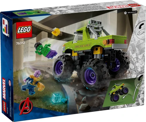 Klocki LEGO Marvel 76312 Monster truck Hulka kontra Thanos