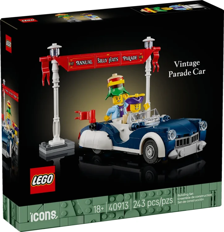 Klocki LEGO ICONS 40913 Zabytkowy samochód z parady