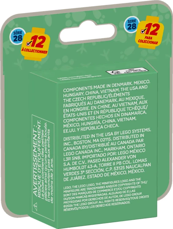 LEGO Minifigures 71051 – Seria 28 Zwierzęta Komplet 12 minifigurek