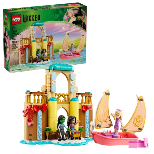 Klocki LEGO Wicked 75681 Glinda, Elphaba i Nessarose na Shiz University
