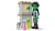 Klocki LEGO Wicked 75681 Glinda, Elphaba i Nessarose na Shiz University
