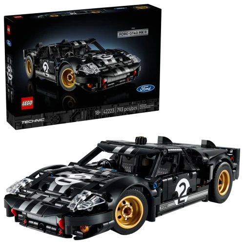 Klocki LEGO Technic 42223 Samochód wyścigowy 1966 Ford GT40 MKII