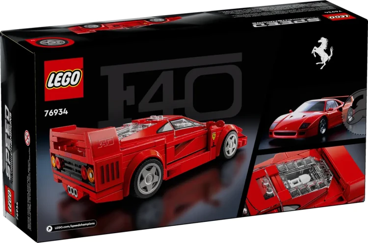 Klocki LEGO Speed Champions 76934 Supersamochód Ferrari F40