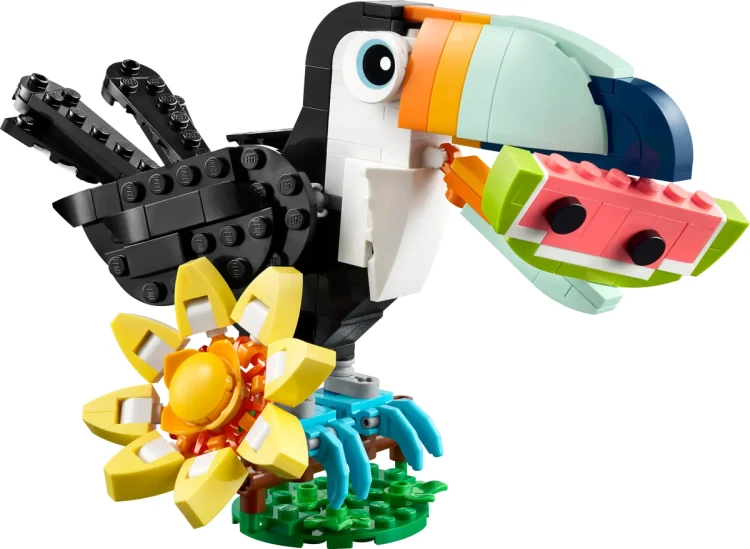 Klocki LEGO Creator 3 w 1 31173 Dzikie zwierzęta: Tropikalny tukan