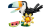 Klocki LEGO Creator 3 w 1 31173 Dzikie zwierzęta: Tropikalny tukan