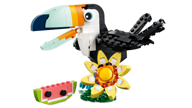 Klocki LEGO Creator 3 w 1 31173 Dzikie zwierzęta: Tropikalny tukan