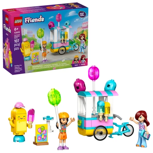 Klocki LEGO Friends 42692 Stoisko z lodami i balonami