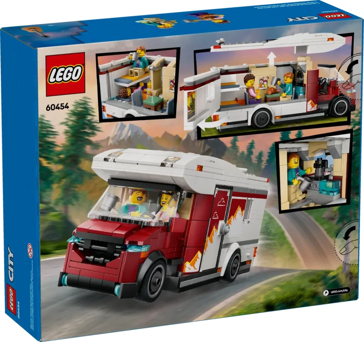 Klocki LEGO City 60454 Wakacyjny kamper pełen przygód