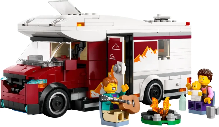 Klocki LEGO City 60454 Wakacyjny kamper pełen przygód