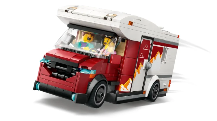 Klocki LEGO City 60454 Wakacyjny kamper pełen przygód