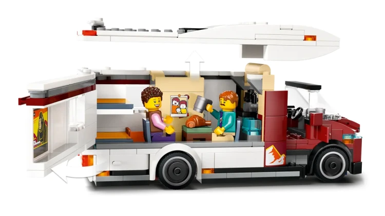Klocki LEGO City 60454 Wakacyjny kamper pełen przygód