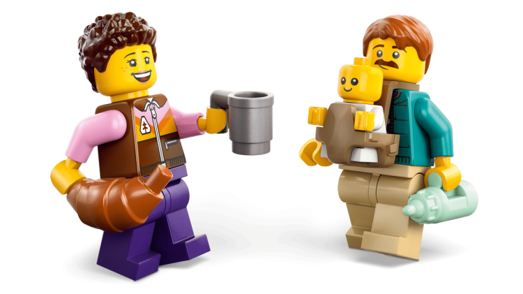 Klocki LEGO City 60454 Wakacyjny kamper pełen przygód