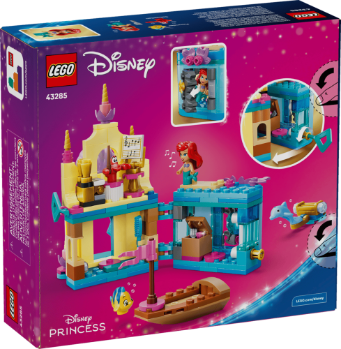 Klocki LEGO Disney 43285 Magiczny minipałac Arielki