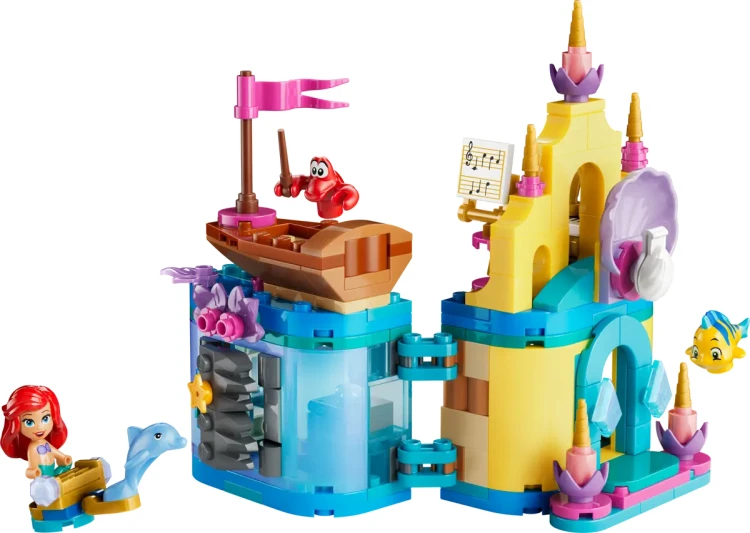 Klocki LEGO Disney 43285 Magiczny minipałac Arielki