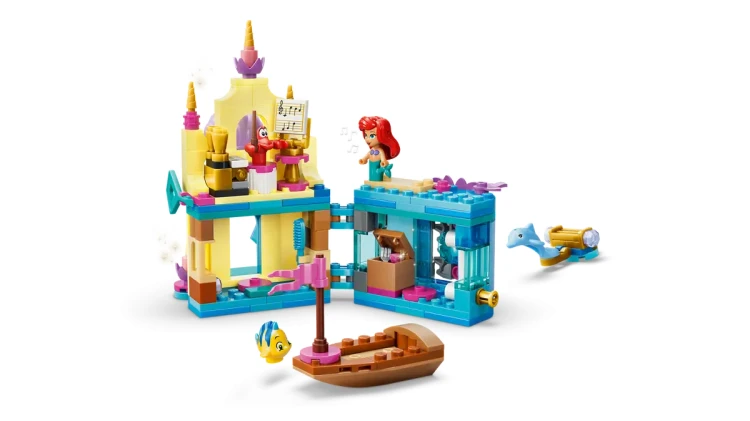 Klocki LEGO Disney 43285 Magiczny minipałac Arielki