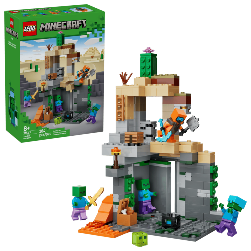 Klocki LEGO Minecraft 21587 Loch zombie