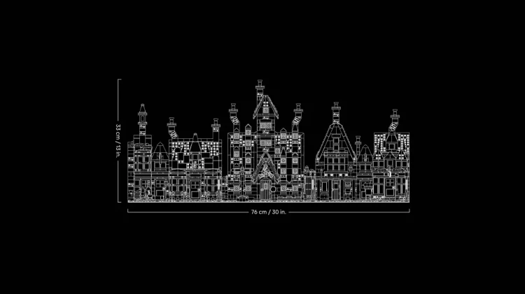 Klocki LEGO Harry Potter 76457 Hogsmeade™ — edycja kolekcjonerska