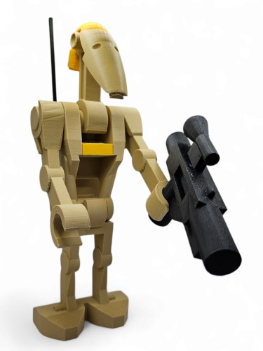 Figurka Commander Battle Droid B1 – Figurka Klockowa – Kolekcjonerska 22 cm