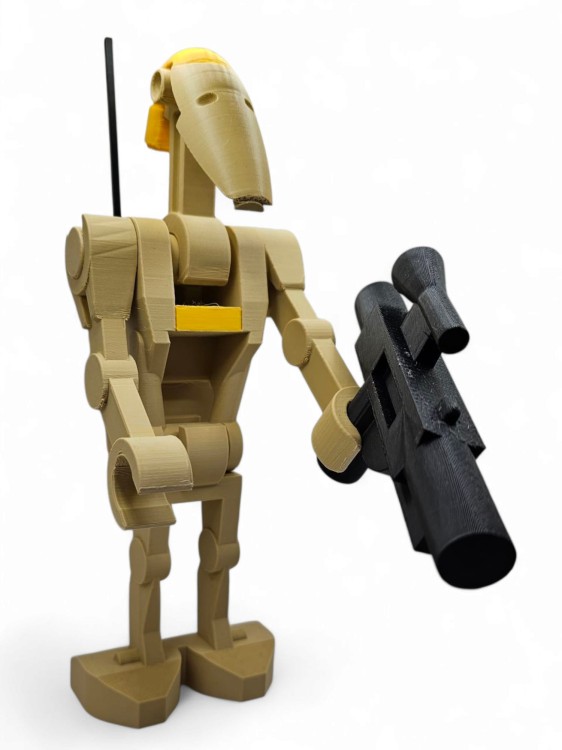 Figurka Commander Battle Droid B1 – Figurka Klockowa – Kolekcjonerska 22 cm