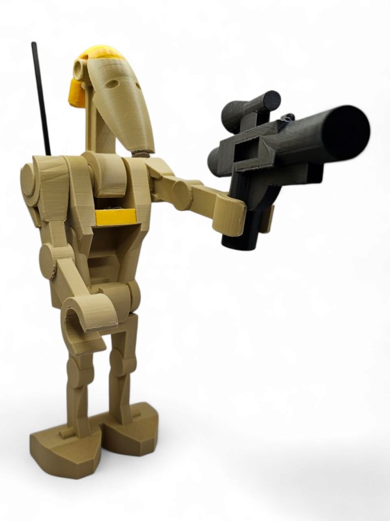 Figurka Commander Battle Droid B1 – Figurka Klockowa – Kolekcjonerska 22 cm