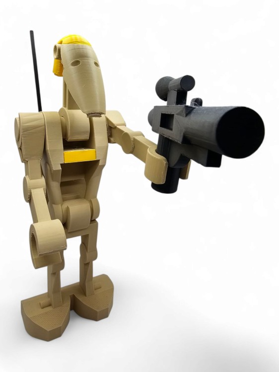 Figurka Commander Battle Droid B1 – Figurka Klockowa – Kolekcjonerska 22 cm