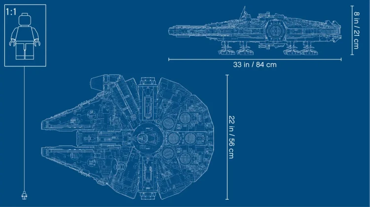 Klocki LEGO Star Wars 75192 Sokół Millennium