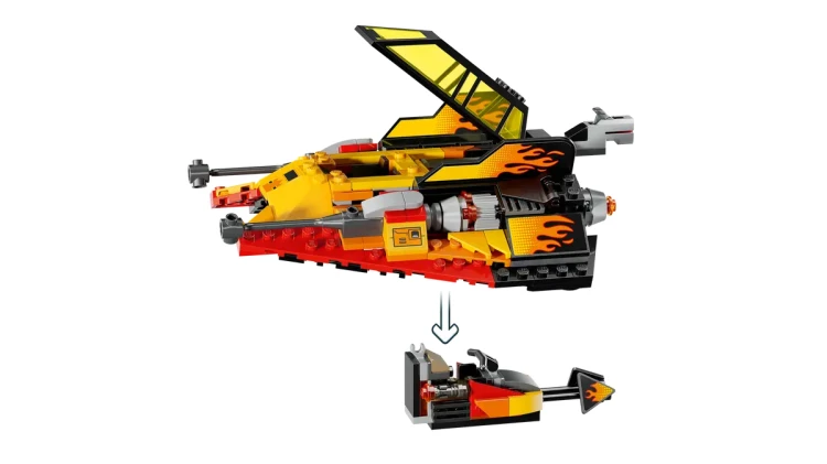 Klocki LEGO Star Wars 75414 Płomienny śmigacz śnieżny
