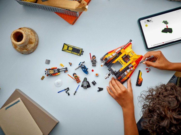 Klocki LEGO Star Wars 75414 Płomienny śmigacz śnieżny