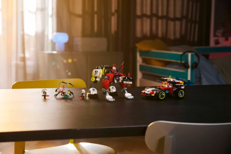 Klocki LEGO DREAMZzz 71497 Tygrysi mech Coopera i hot rod Zero