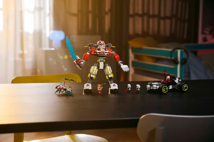 Klocki LEGO DREAMZzz 71497 Tygrysi mech Coopera i hot rod Zero