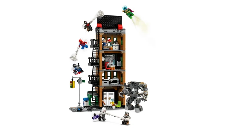 Klocki LEGO Marvel 76342 Spider-Man kontra Mysterio: Daily Bugle