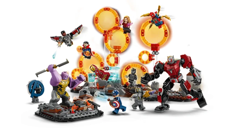 Klocki LEGO Marvel 76323 Avengers: Koniec gry — ostateczna bitwa
