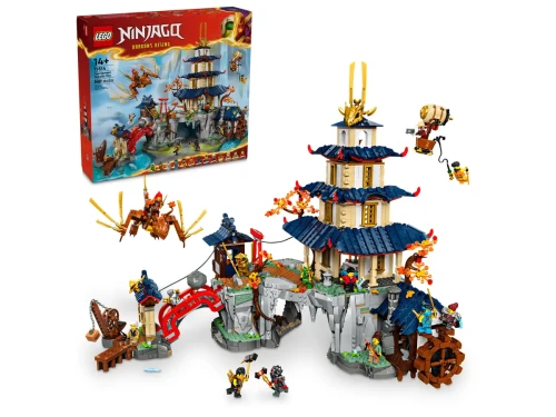 Klocki LEGO NINJAGO 71814 Turniejowe miasto ze świątynią