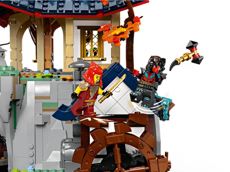Klocki LEGO NINJAGO 71814 Turniejowe miasto ze świątynią