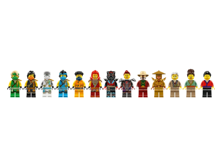Klocki LEGO NINJAGO 71814 Turniejowe miasto ze świątynią