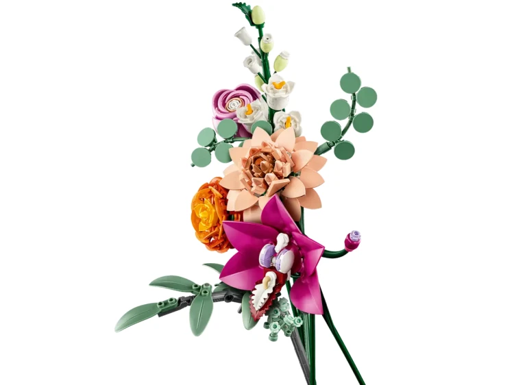 Klocki LEGO Botanical 10342 Piękny bukiet różowych kwiatów