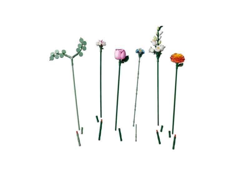 Klocki LEGO Botanical 10342 Piękny bukiet różowych kwiatów