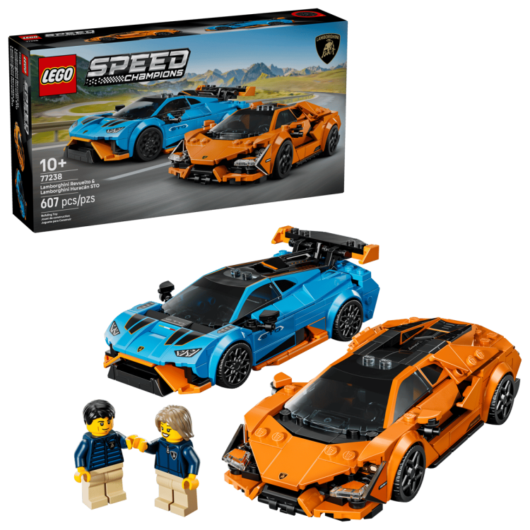 Klocki LEGO Speed Champions 77238 Lamborghini Revuelto i Huracán STO
