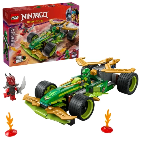 Klocki LEGO NINJAGO 71828 Samochód wyścigowy Lloyda z napędem typu pull-back